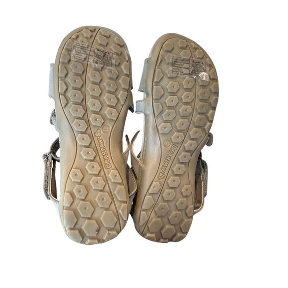 NIB Bear Paw Acacia Strappy Sandals Stone Size 9 - Picture 3 of 8